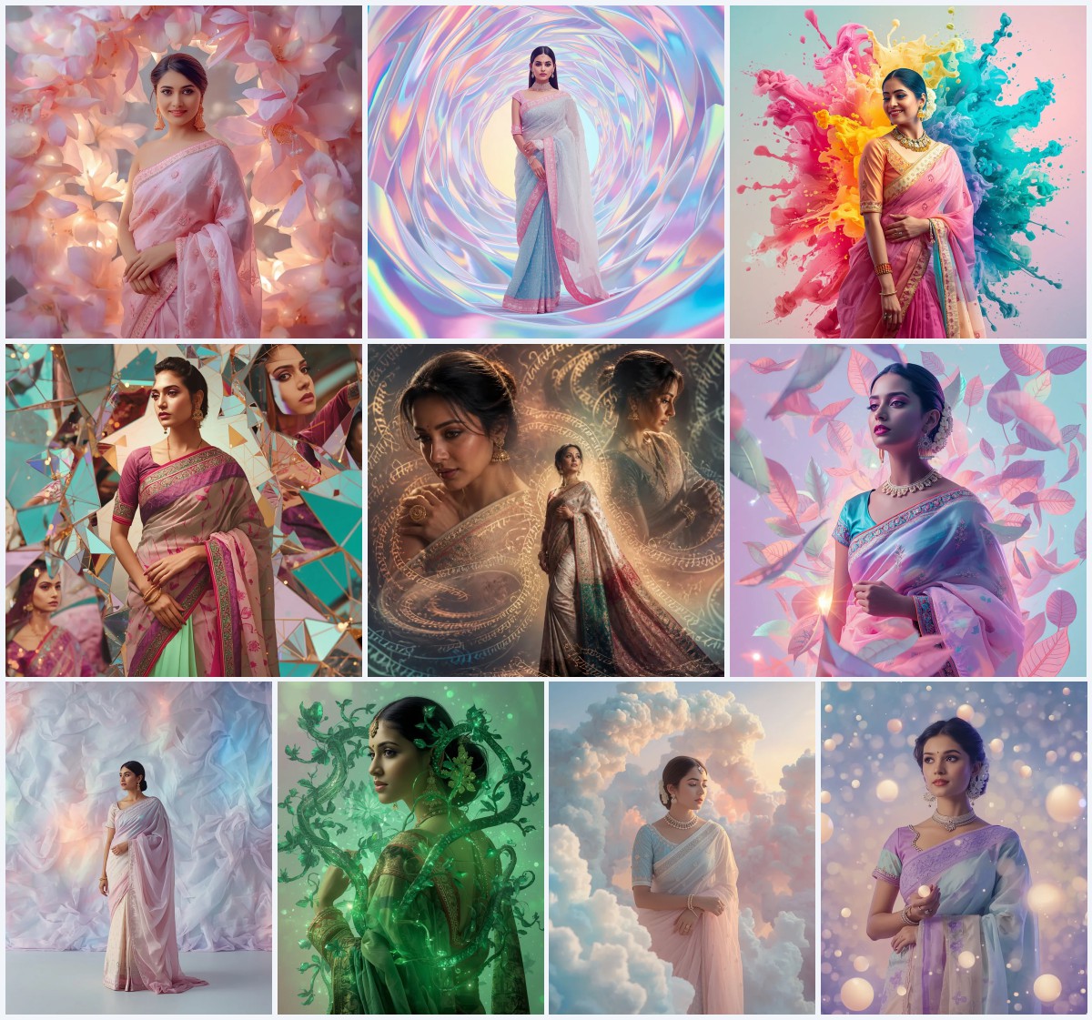 Best 10 ChatGPT Photo Editing Prompts For Girl Traditional | prompt seen trending girl photo