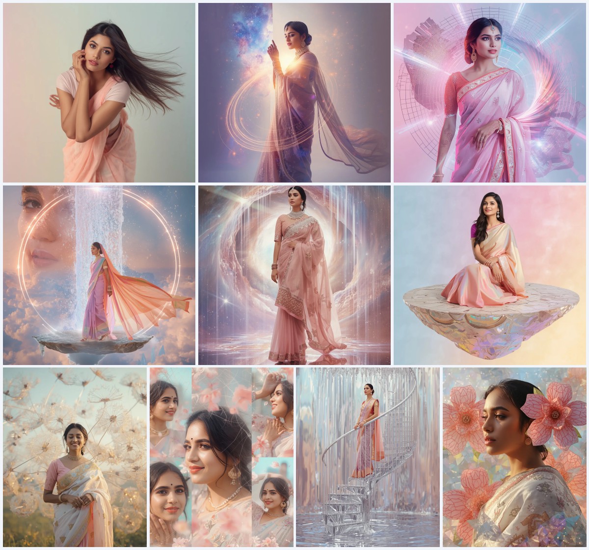 Best 10 Prompts For Saree For Wedding In English for Clear Guidance | Trending peacock saree prompt