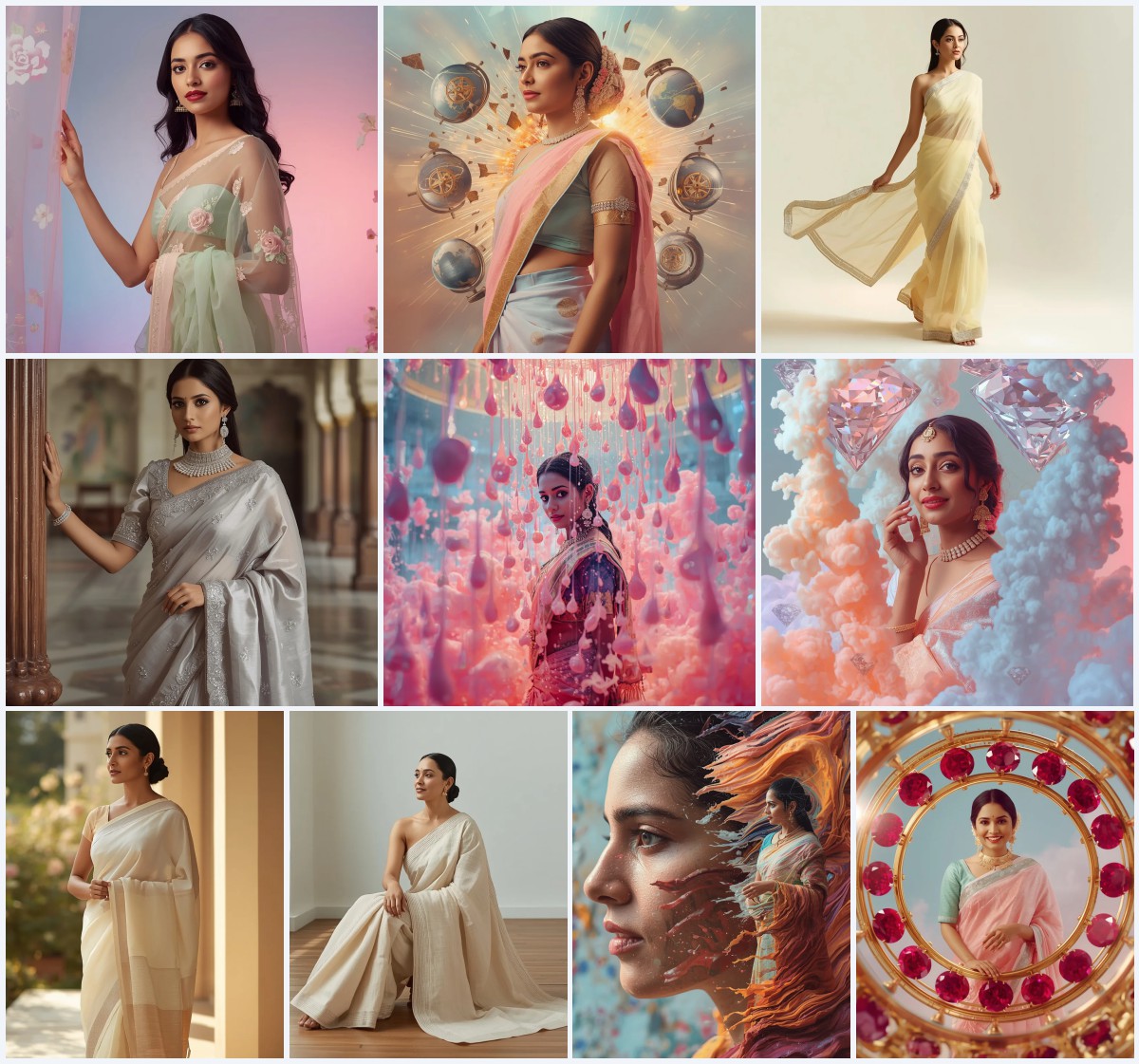 Best 10 Saree Prompt For ChatGPT For Girl for Charming Looks | prompt for saree look for girl